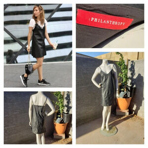 Cute little Leather‎ Black Dress